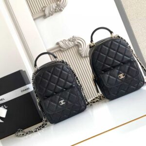 Chanel AP3753 Mini Classic Simple Lychee Print Backpack for Women