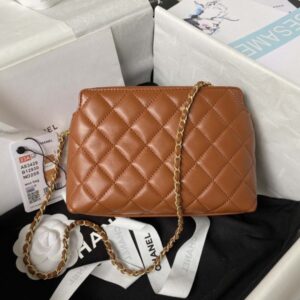 Chanel AS3429 Bolso Piel Cordero Marrón