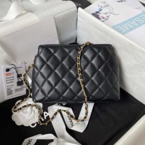 Chanel AS3429 Bolso Piel Cordero Negro
