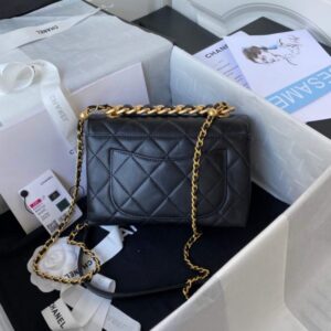Chanel AS3011 Small Flap Bag Lambskin Black